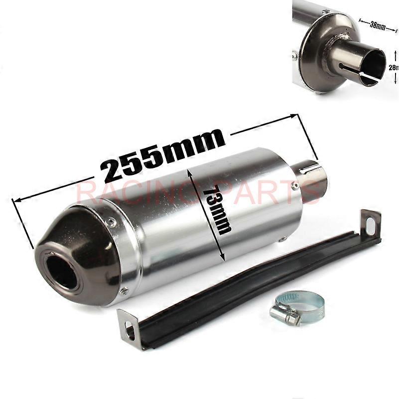 BLYGO 28mm Flange End Exhaust Pipe – Fits 125cc 140cc 150cc Pit Bikes, Trail Dirt, Quad – UPC 880924495386
