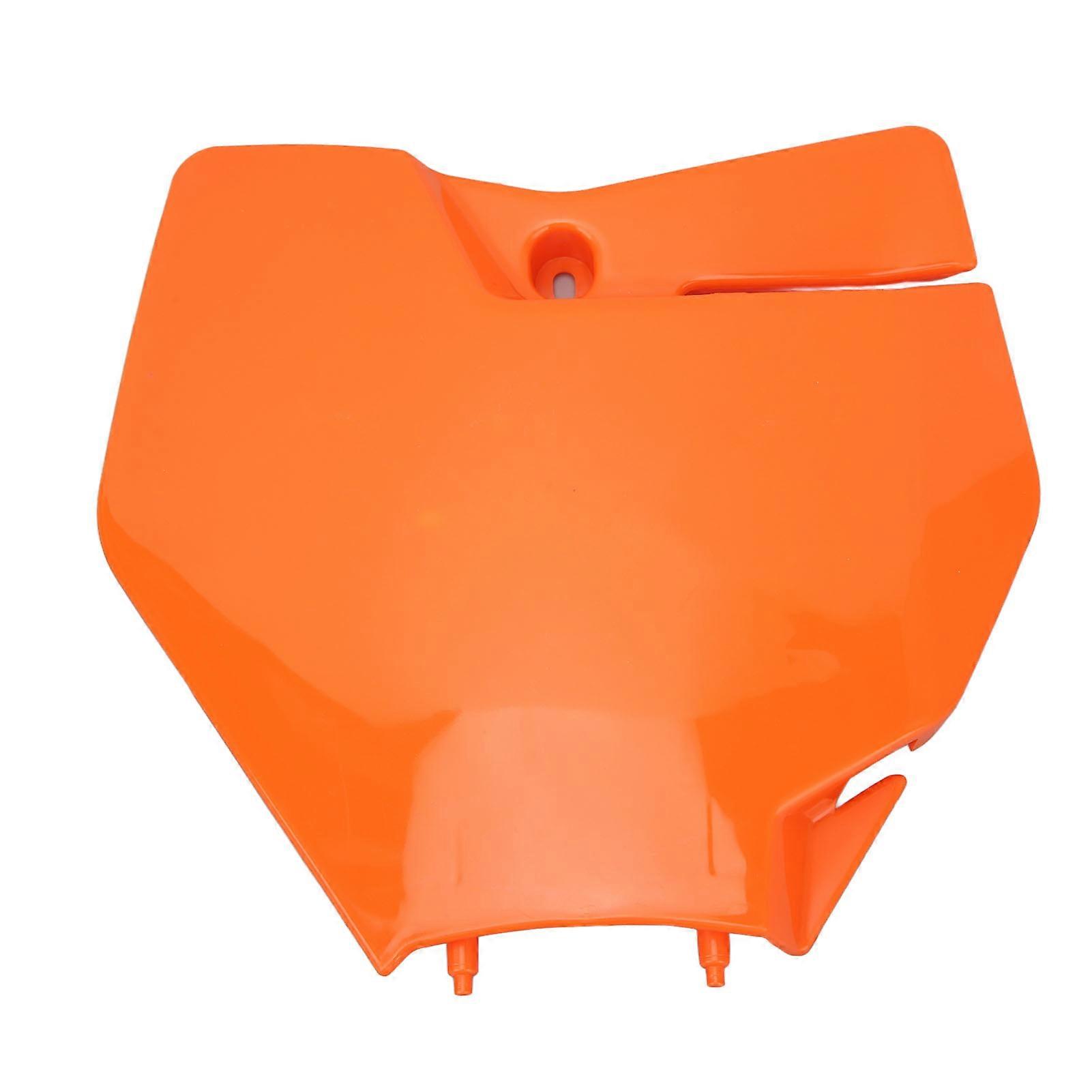 オートバイのフロントナンバープレートABSプラスチックオートバイのネームプレートカバーEXC 150 250 300 TPI 2020から2022オレンジ