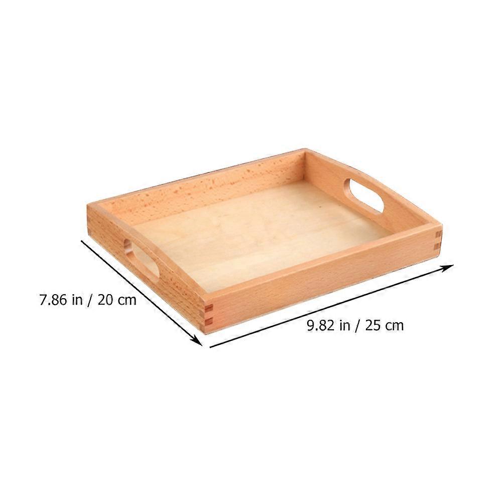 Wooden Tray Durable Serving Box Practical Storage Container for Things to Paint