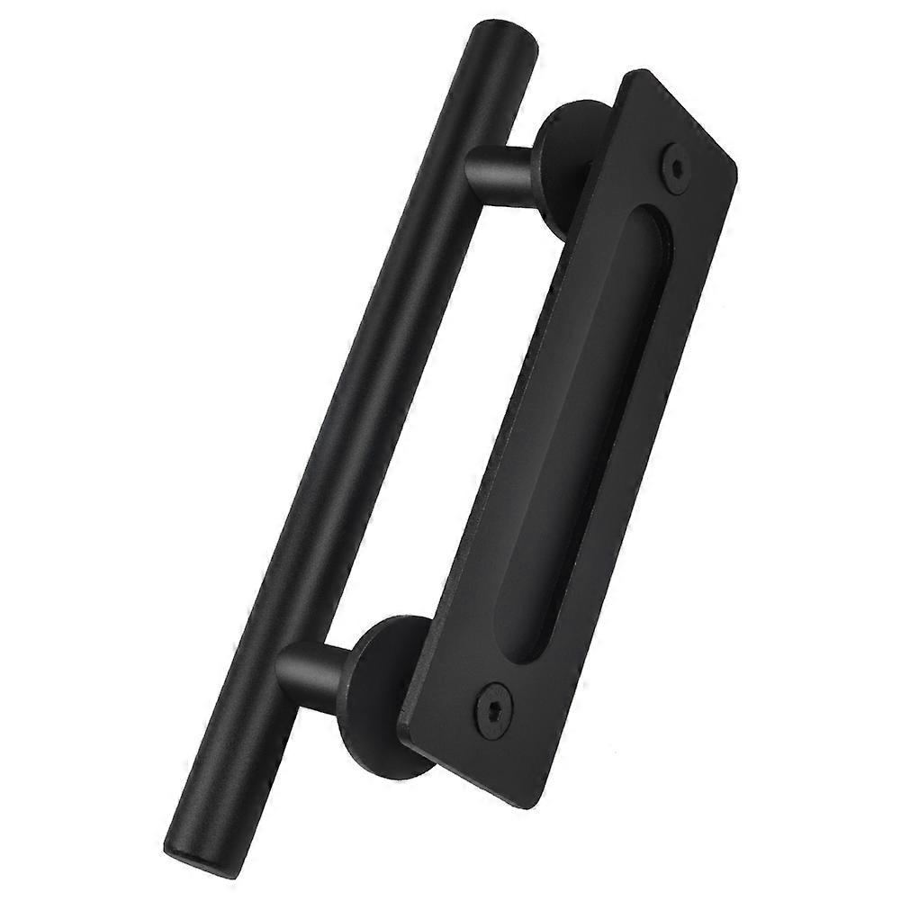 Schwarzer Edelstahl Vintage Scheunentor Griff