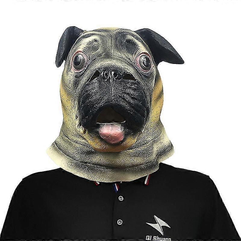 ハーピードッグマスク、シャーペイラテックスヘッドギア、ハロウィンキュートマスクラテックスマスク