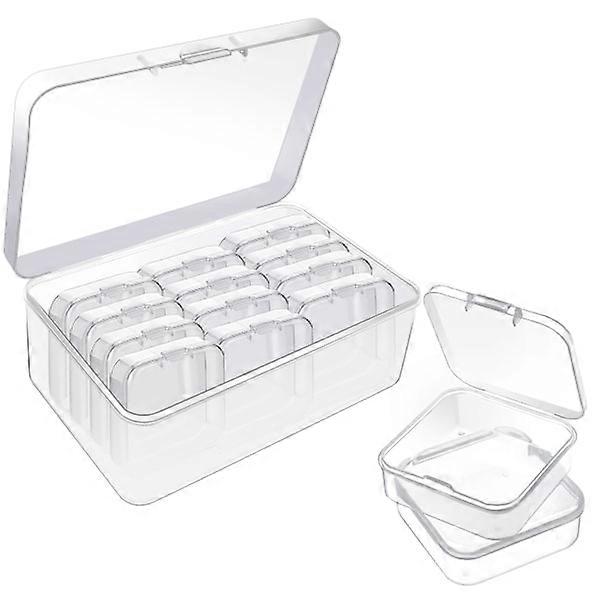 15 pieces plastic storage bags Mini clear plastic storage