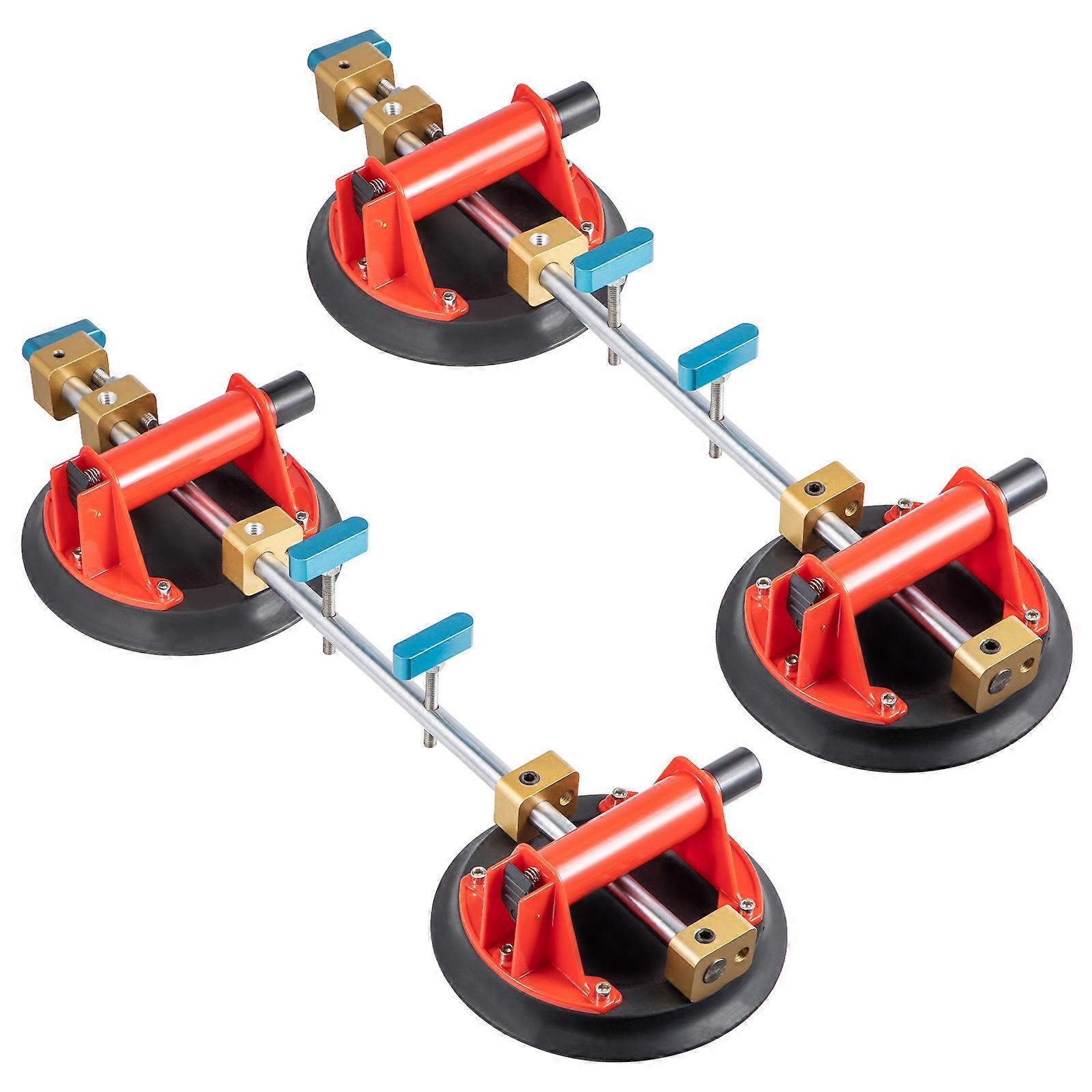 Stone Seam Setter, 8 , Adjustable Suction Cup Seam Setter, 203 mm 2Sets for Seam Joining & Leveling of Granite, Marble, Slab