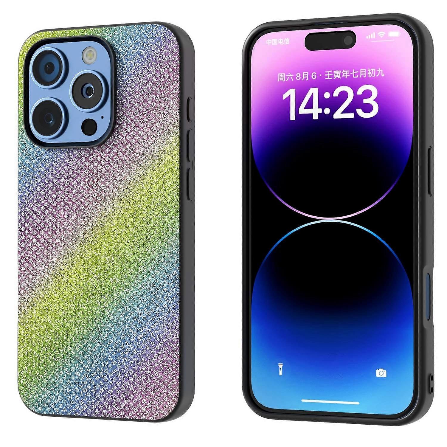 Diamond Black Edge Phone Case For iPhone 16 Pro Max