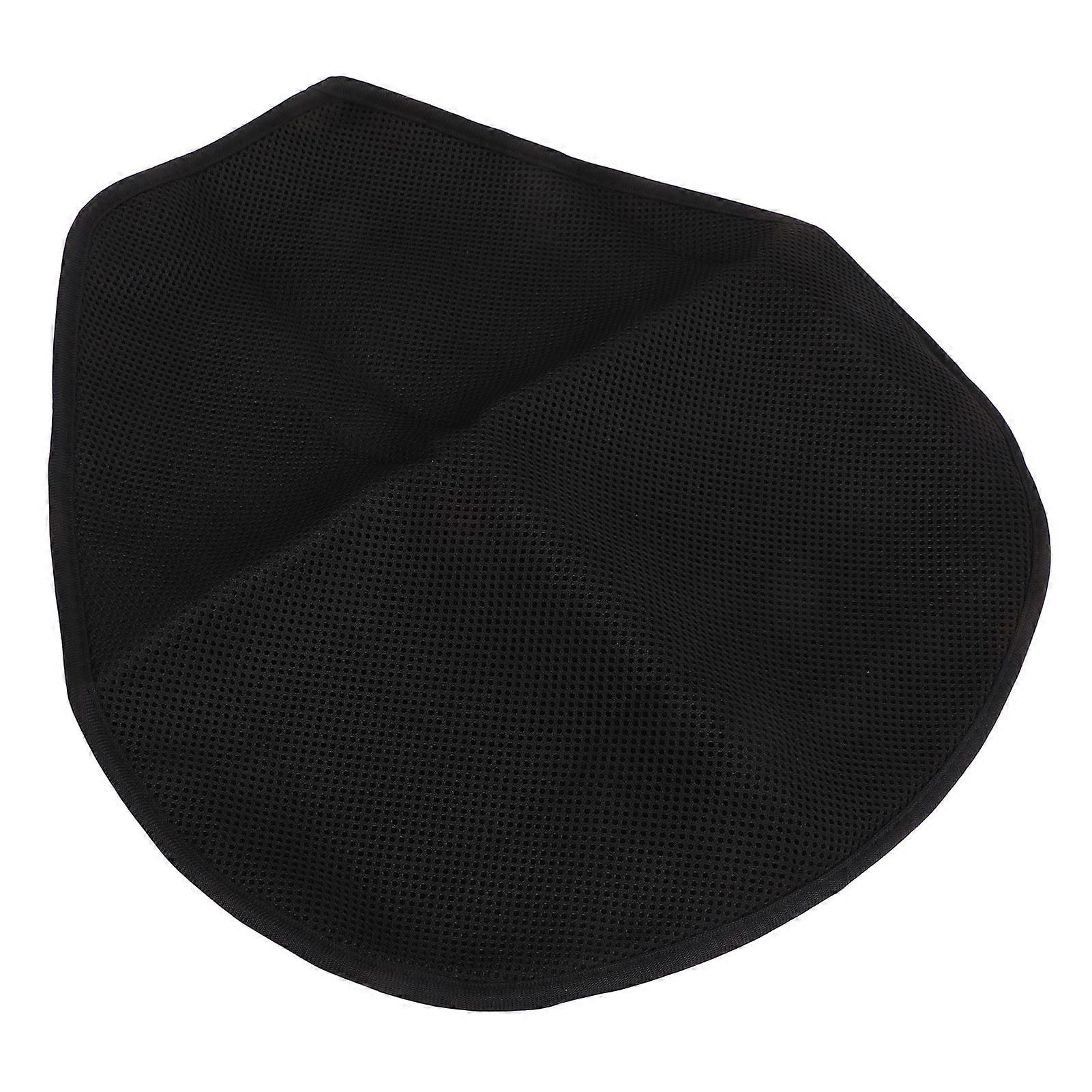 Motorcycle Seat Cover Protector Breathable Heat Insulation Sunscreen Cushion with Elastic Strap