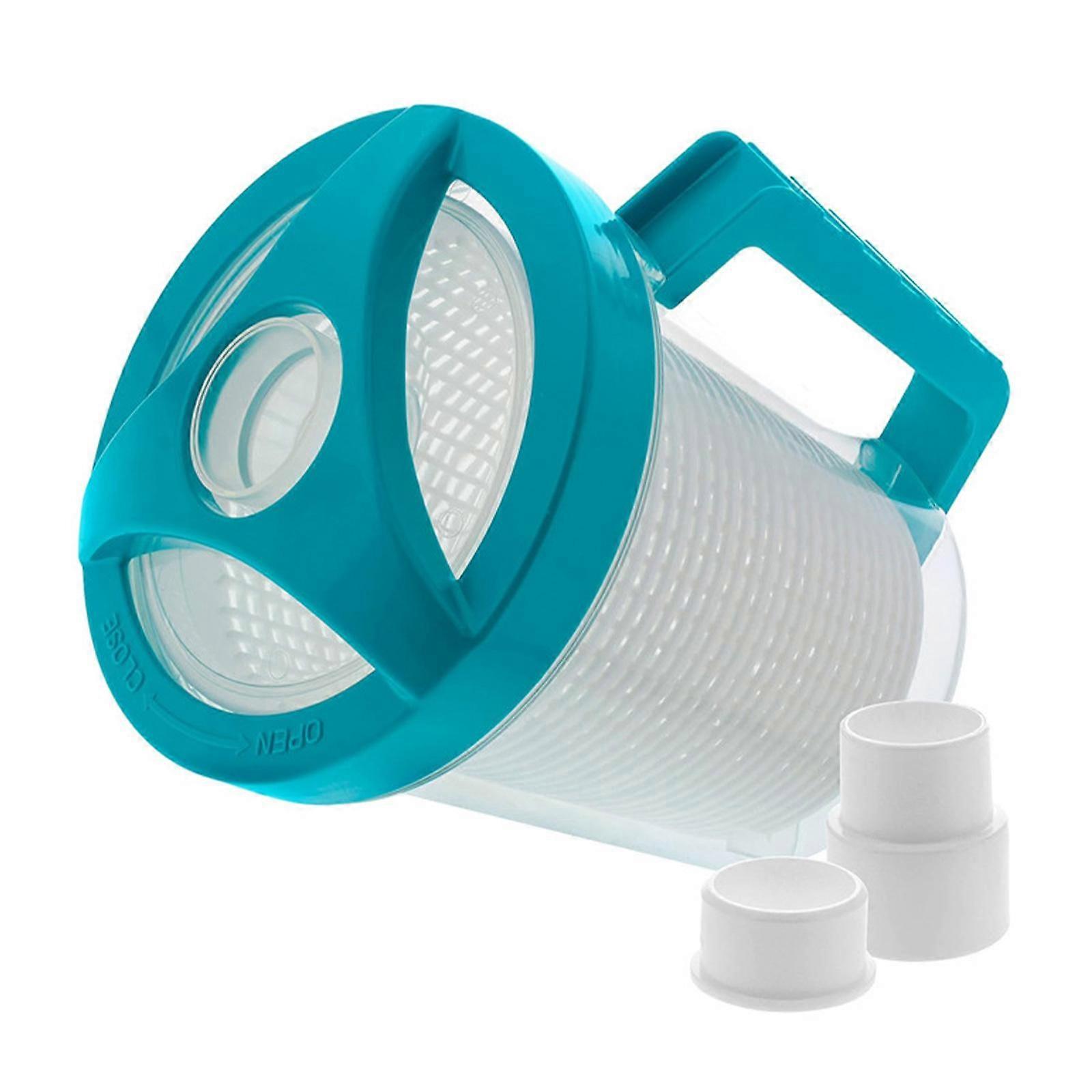 Pool Leaf Canister with Hose Adapter Practical Replaces in Line Leaf Catcher