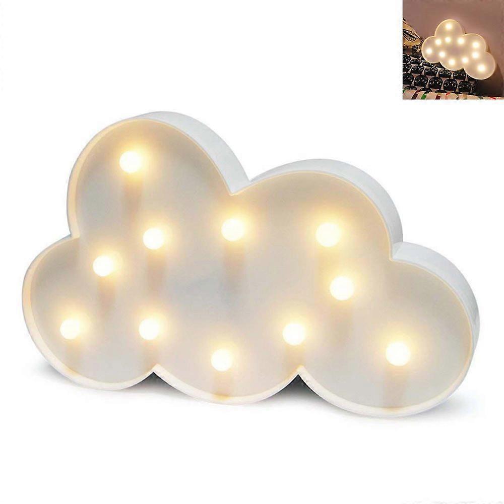 Decorations LED Cloud Night Light Lamp Battery Operated Table Cloud Lamp Light f