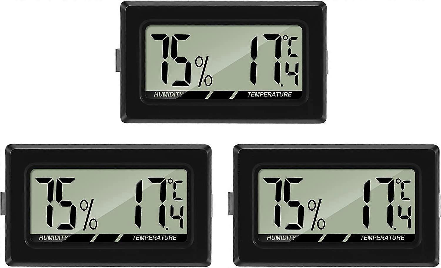 Mini Digital Lcd Thermometer Hygrometer Temperature Humidity Tester Portable Thermometer Thermo Hygrometer Indicator For Office Kitchen Humidors Incub