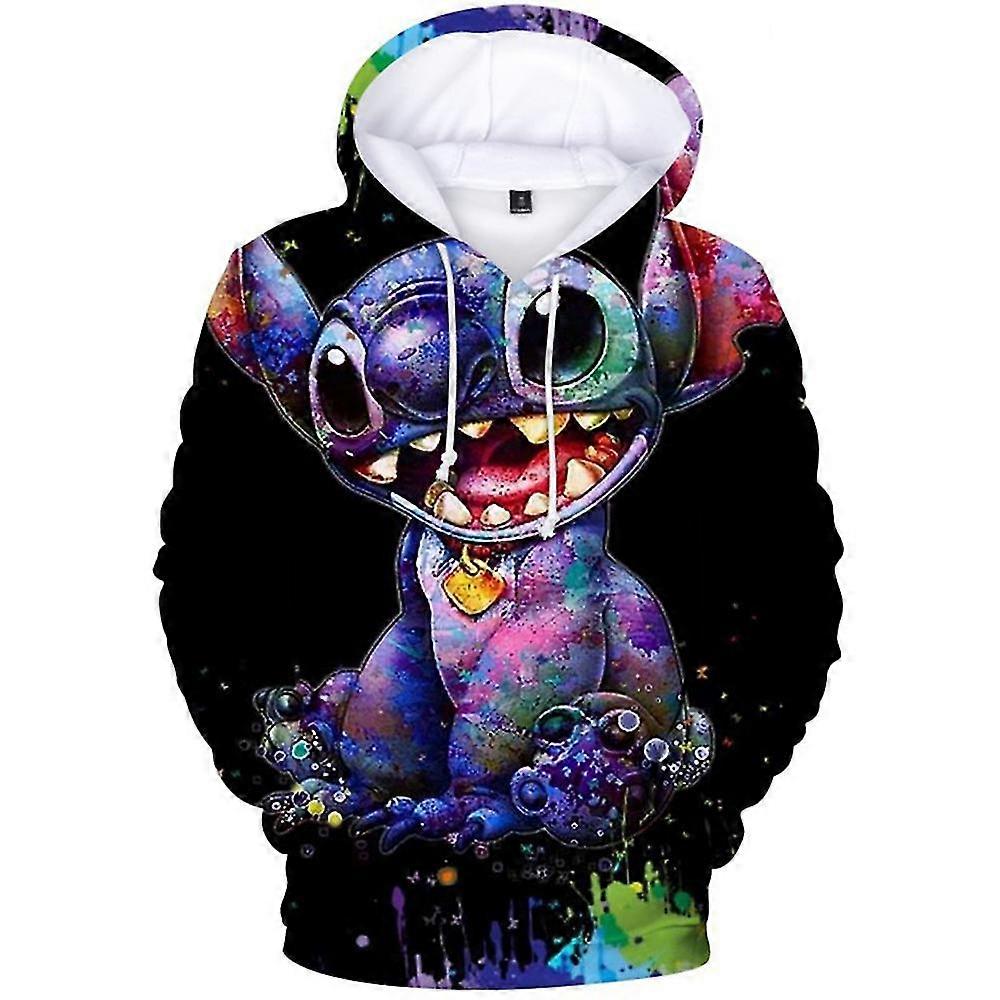 Lilo & Stitch Kids Boys Girls Cartoon Hoodies Casual 3d Printing Sweatshirt Hooded Sweater Tops Clothes