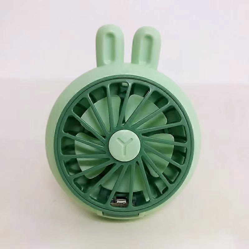Mini ventilator portabil, ABS\Polipropilena, Verde