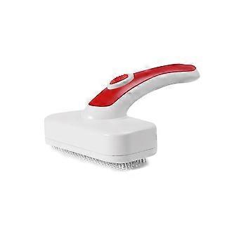 Pet Self Cleaning Slicker Brush For Shedding & Grooming Long Short Haired , Cats Retractable Brush
