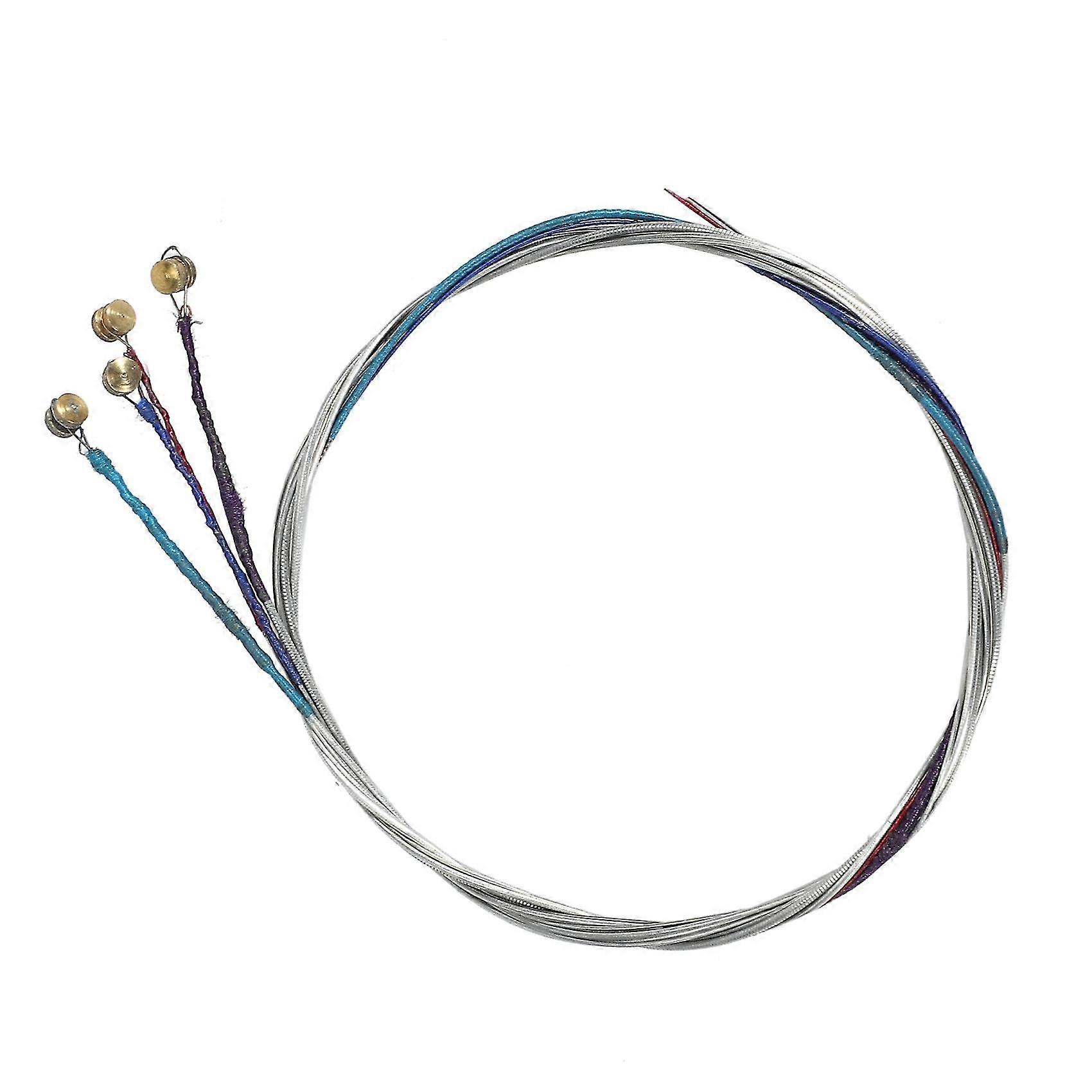 4pcs A Violin Strings E-A-D-G Core Steel+Nickel Wound Exquisite Stringed Musical Instrument Parts A