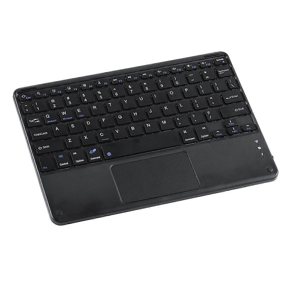 Touchpad Wireless Keyboard Bluetooth Keyboard for PC Tablet Gaming Black
