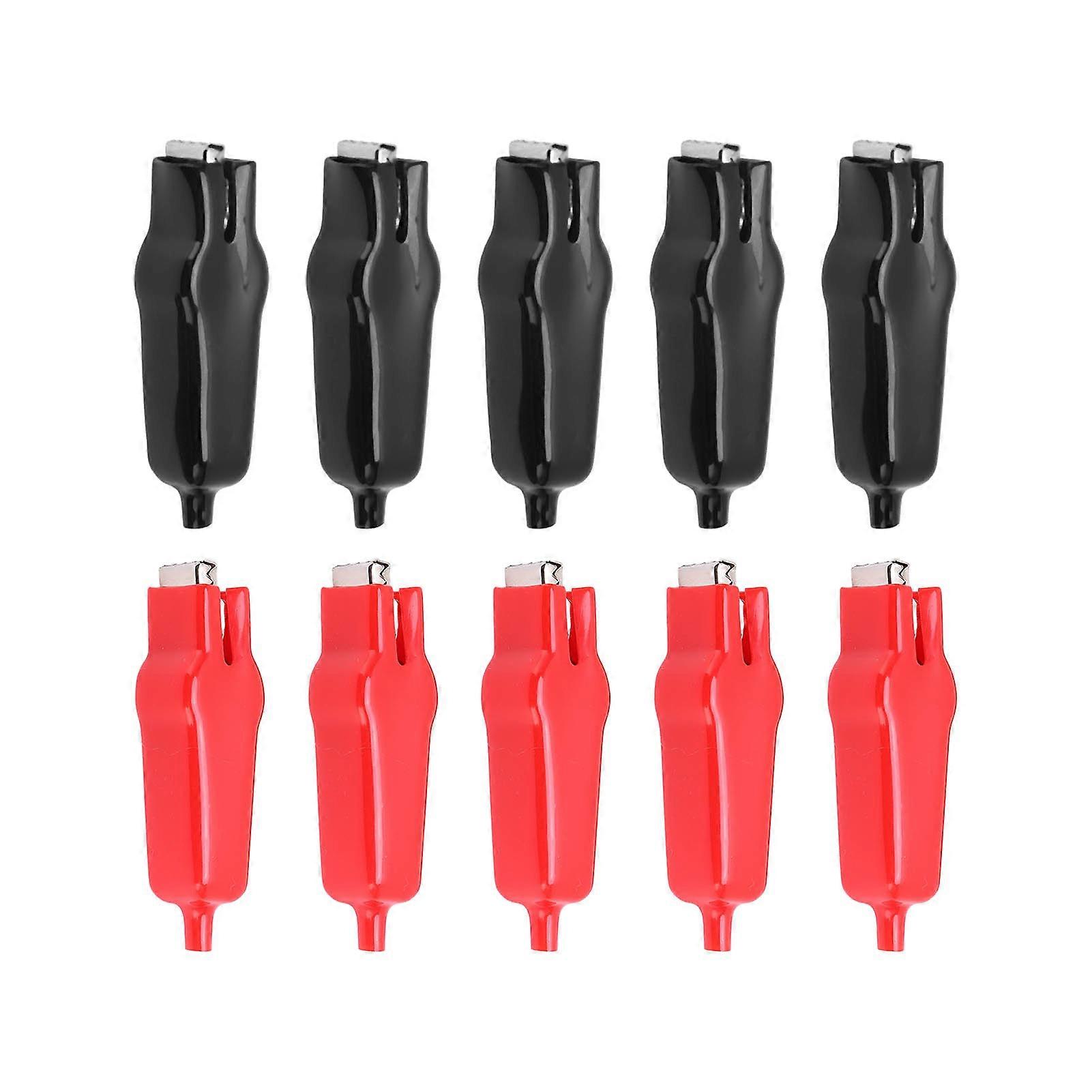 5ペア20A 25.060クロコディリアンクリップ、PVCスリーブバッテリー電源絶縁スプリングテストクリップ付き