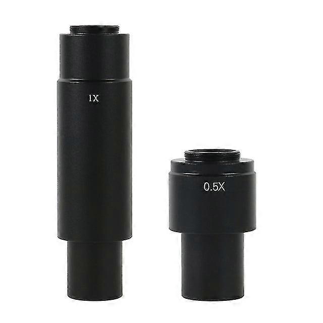 0.35X 0.5x 1x c-mount monocular lens adapter 1x adapter tube for ccd video microscope camera 180x 300x zoom lens