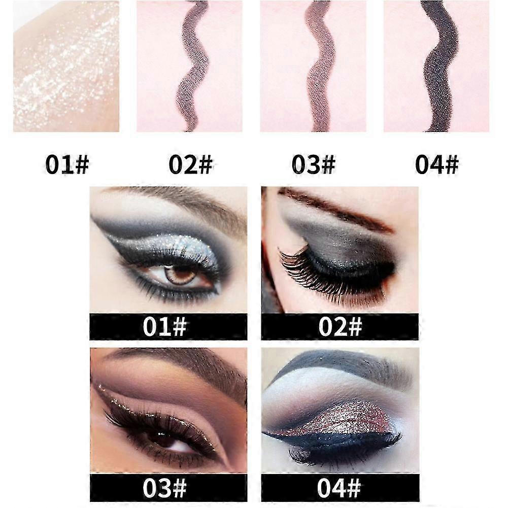 Black Waterproof Eyeliner Cream Long-lasting Easy To Wear Eye Liner Gel Matte Quick Drying Eyeliner Pen Makeup Cosmetic