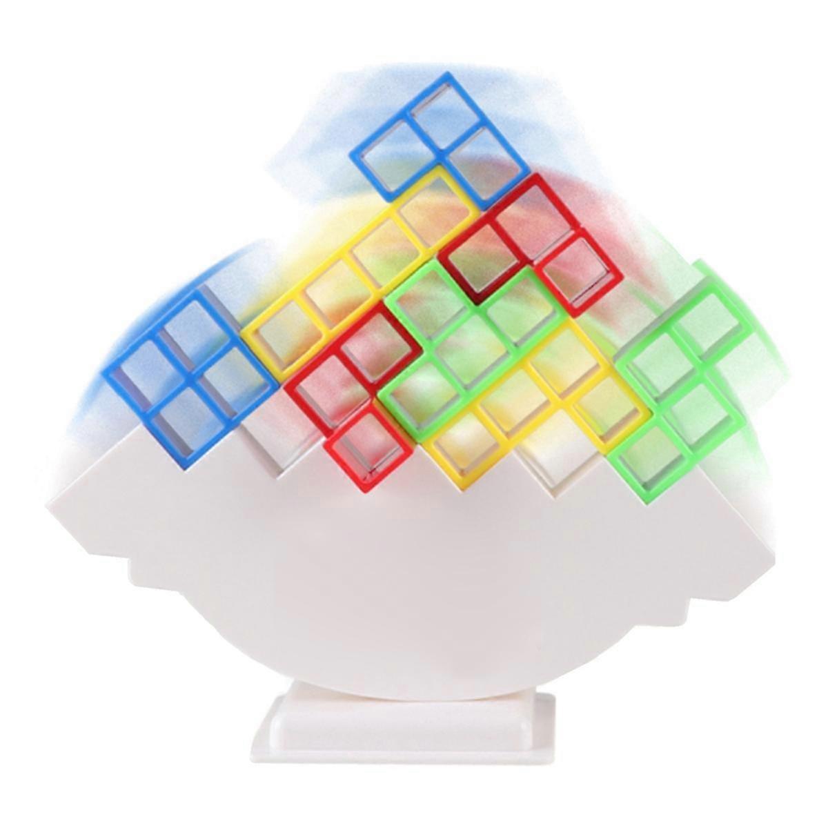 48PCS Tower, Fun Balance Stacking Building Blocks Board Game for Friends, Classroom, Dorm, Family P