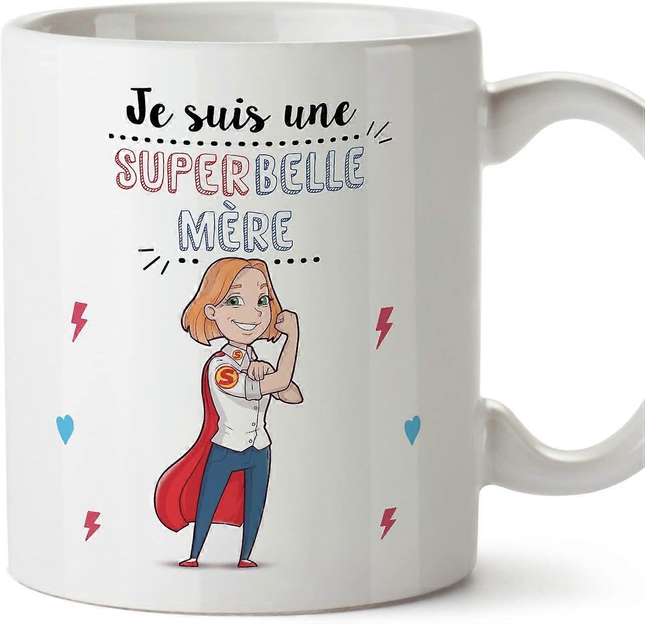 フランスのスーパーファミーユファニーギフトセラミック11オンスの義母マグカップ