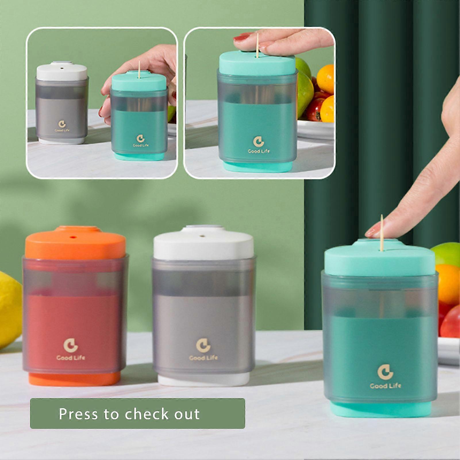Automatic Toothpicks Holders Toothpicks Storage Box for Kitchen Restaurant