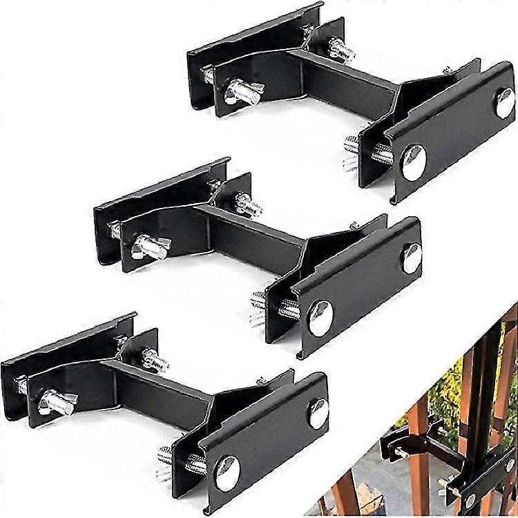 Set di 3 clip per morsetto per ombrellone, portaombrellone, portaombrellone, morsetto per fissaggio alla ringhiera, per ombrellone da balcone, ombrellone