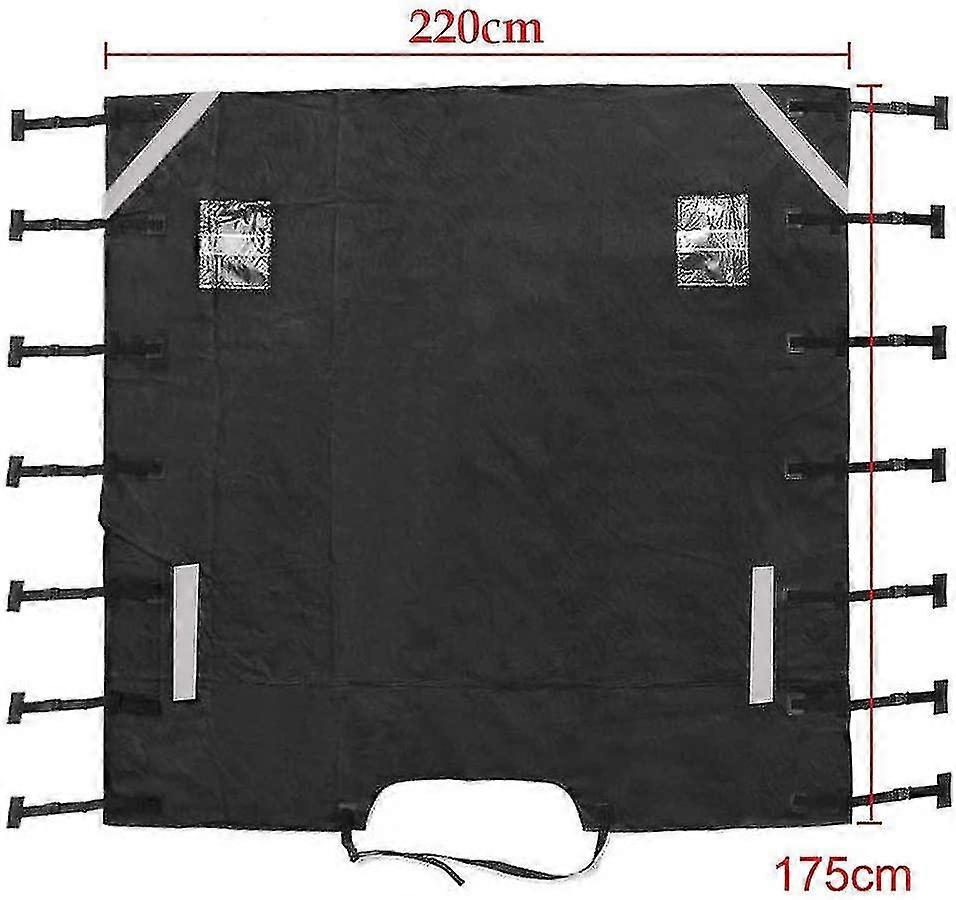 Caravan Front Towing Covers Waterproof Heavy Duty Protector Guard With Led Light