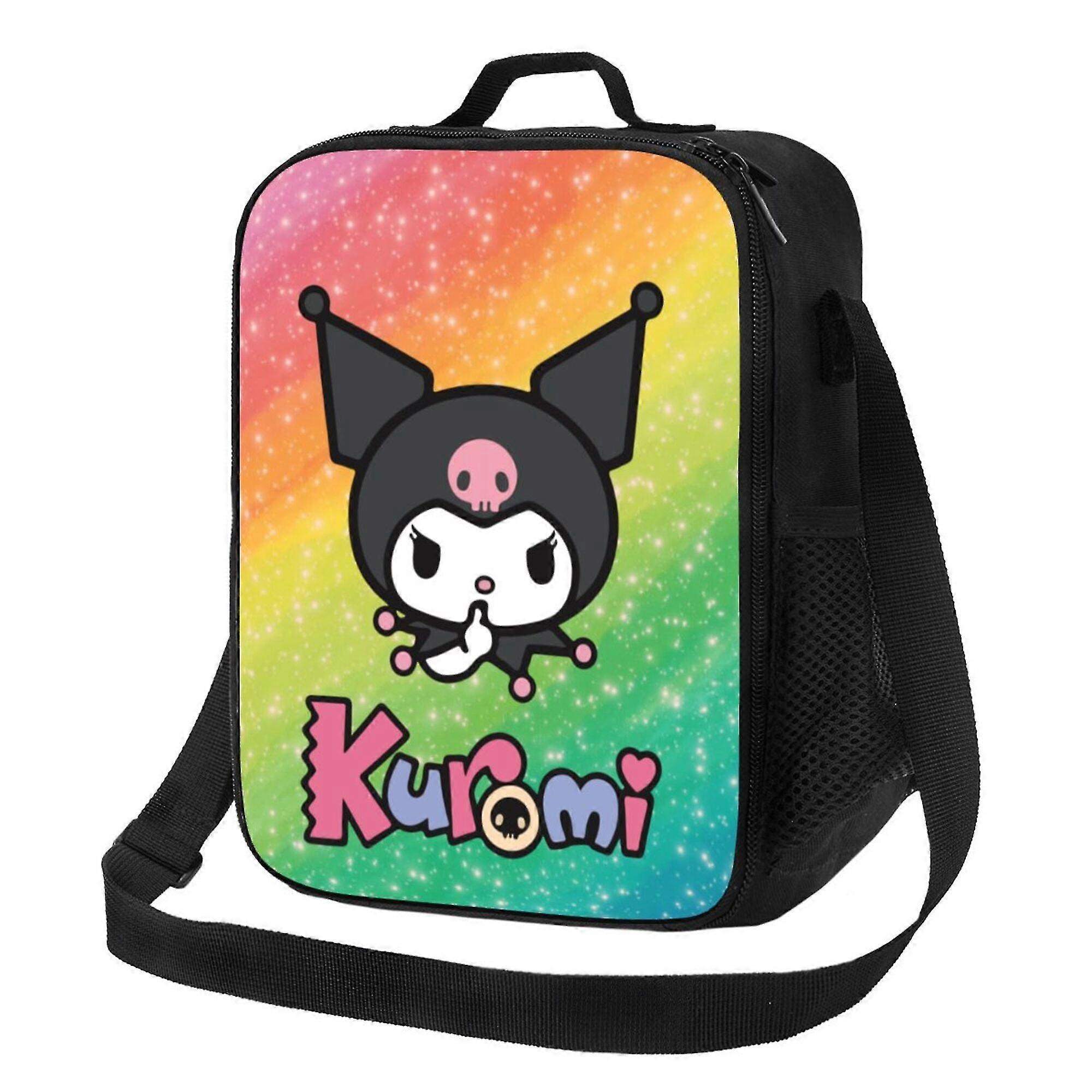 Sanrio Kuromi Lunch Bag Lunch Box Durable Lunch Tote Bag Portable Reusable Lunch Box Tote For Sport Picnic Cam -cnbv206