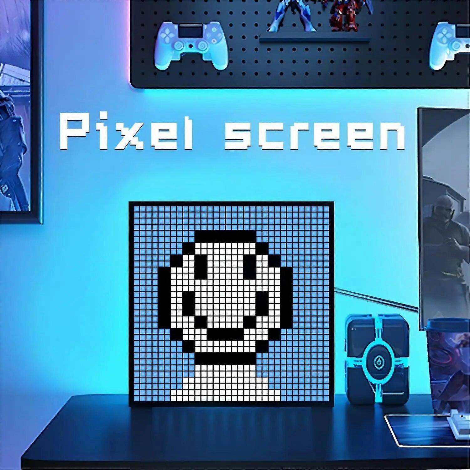 Smart LED Matrix Pixel Display RGB DIY Graffiti Bluetooth App Control Art Display For Gaming Room Decor Cool Animation Frame