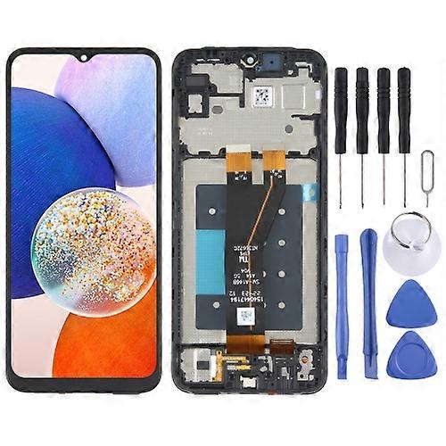 PLS ORIG LCD Screen for Samsung Galaxy A14 5G SM-A146B Digitizer Full Assembly with Frame