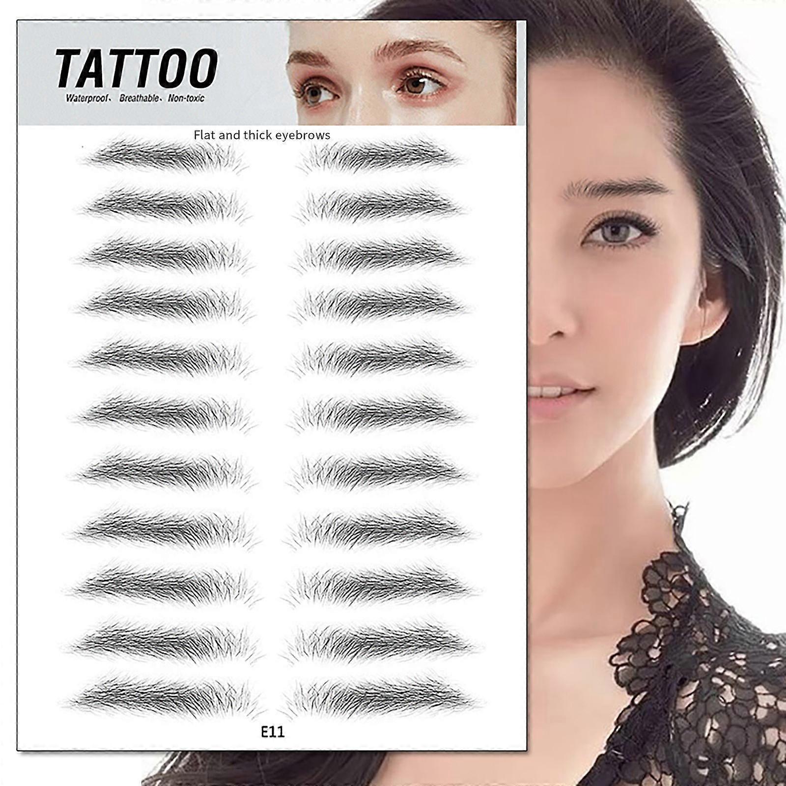 Autocollant de sourcil 3D Autocollant de sourcil Autocollant de sourcil