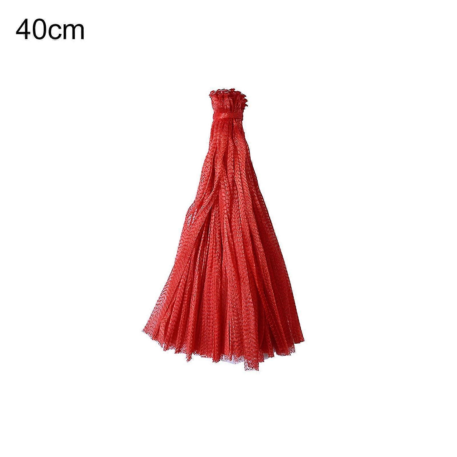 100pcs Mesh Woven Bags Reusable Breathable Plastic Multifunctional Fruit Growth String Net Sacks For Garden