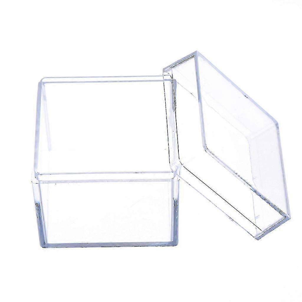 Mini Party Gift Wedding Candy Box 5 Sided Jewelry Plastic Display Candy Box