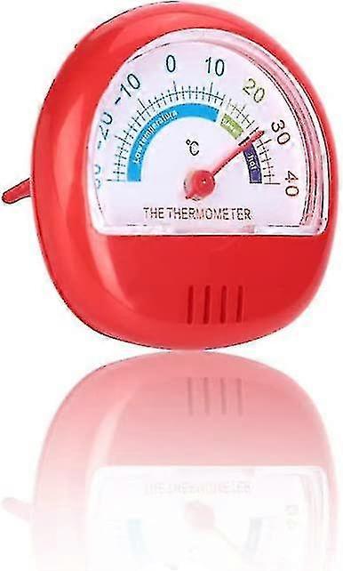 Mini Fridge Freezer Thermometer Large Mechanical Dial Thermometer(red)