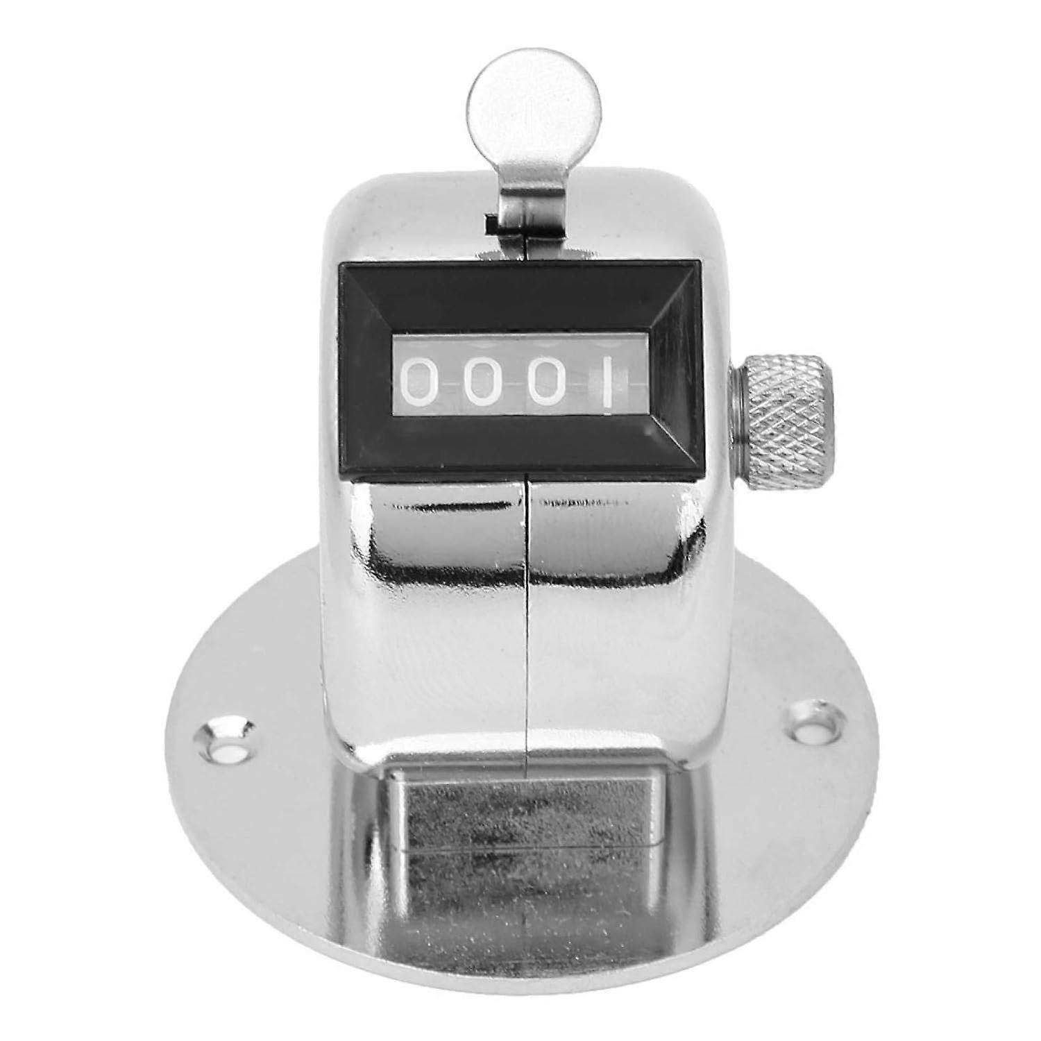 1pcs Mini Mechanical Digital Palm Counter, 4 Digit Handheld Tally Counter, Manual Counting 0-9999