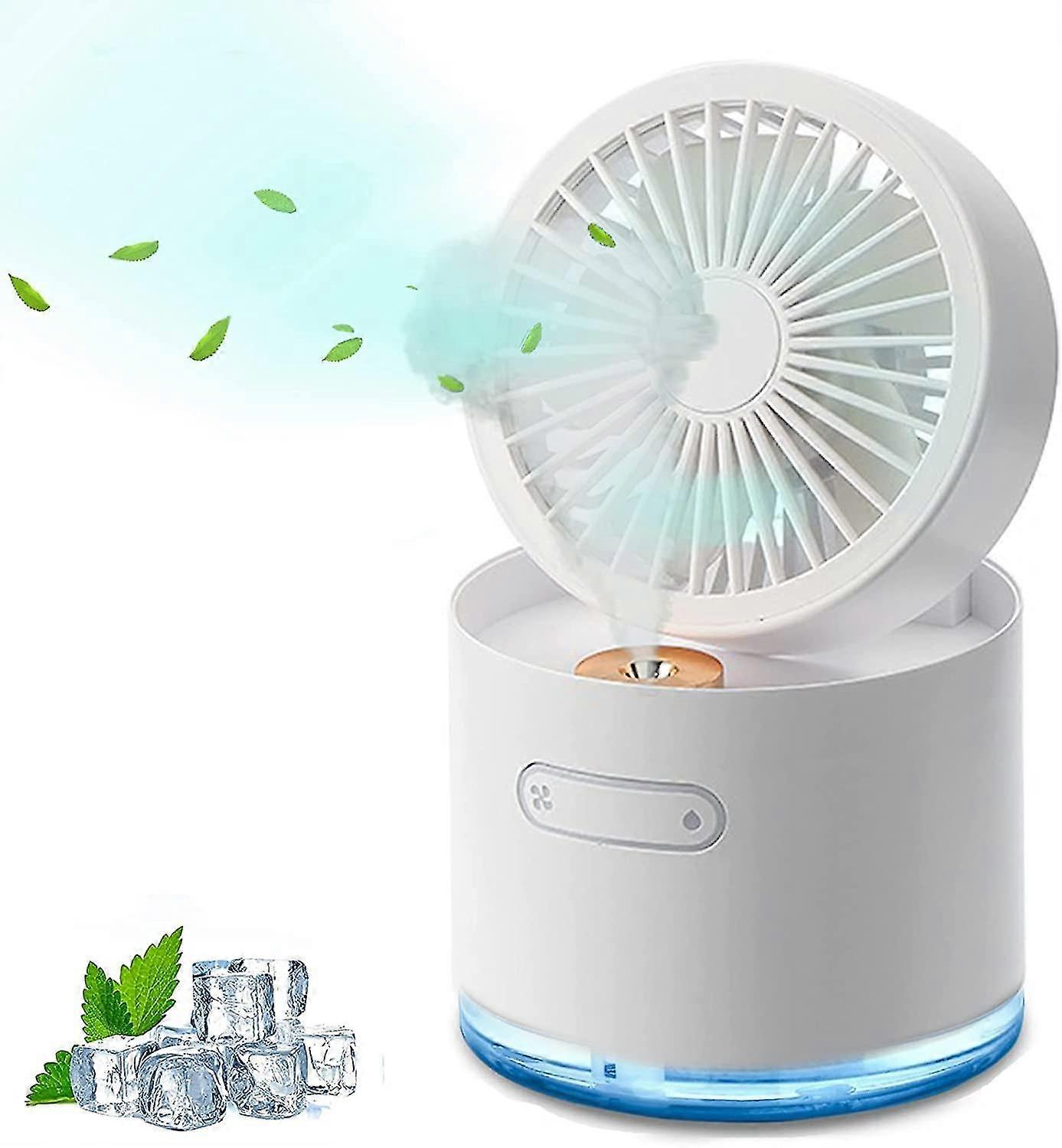 Atomizer Desk Fan, Foldable, Usb Charging