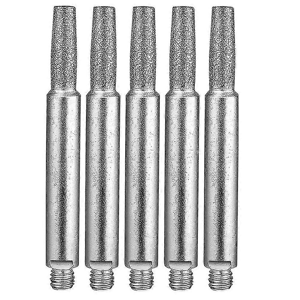 Chainsaw Sharpening Stone, Chainsaw Grinding Stone, 5PCS High Hardness Diamond Chainsaw Sharpener -