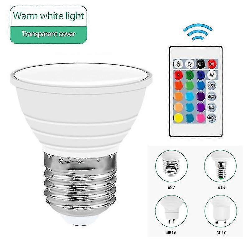E27 Smart Control Light Led Rgb Light Dimmable E14 Gu10 Mr16 Rgb LED Light Colorful Changing Light Bulb LED Rgb White Decoration Home