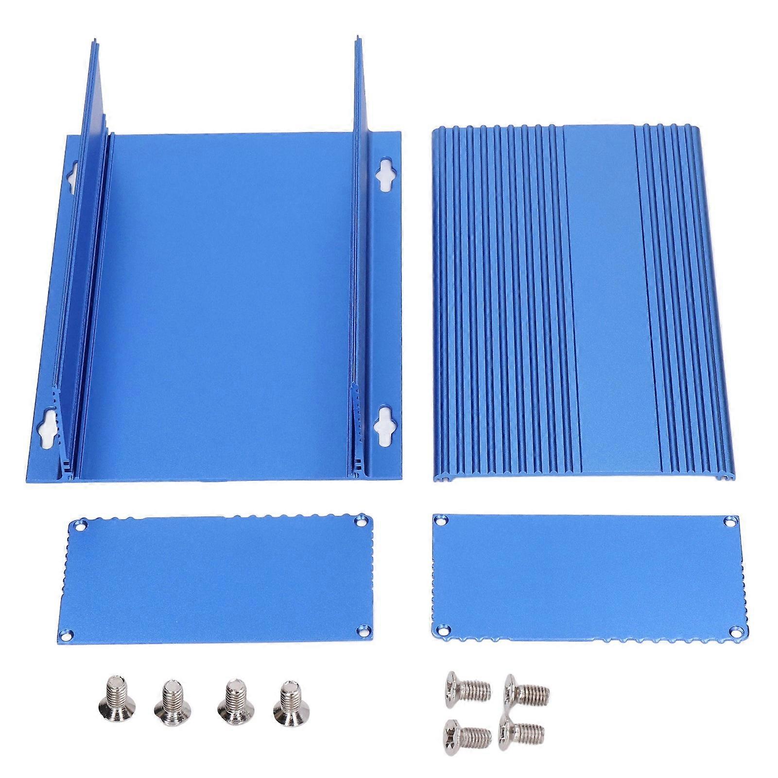 קופסה חשמלית אלומיניום מארז צומת עמיד למים סוג פיצול עבור כחול DIY 61x147x200mm