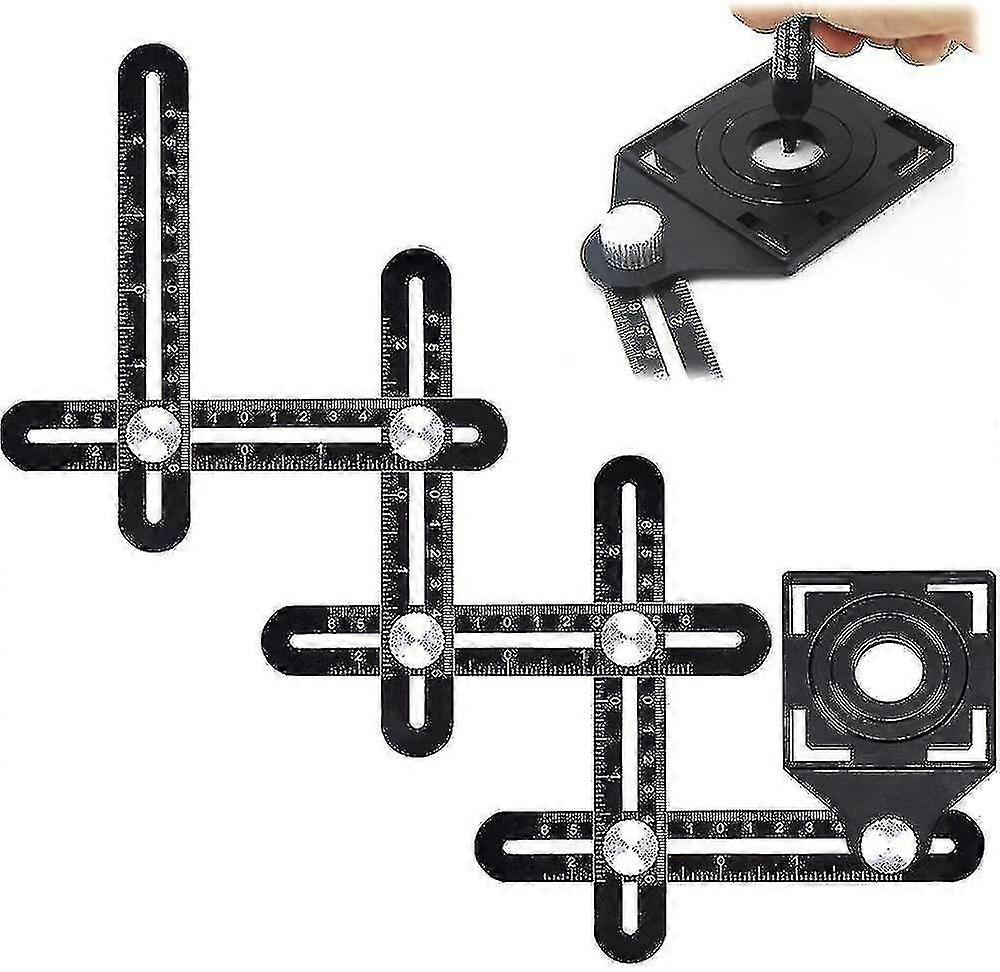 Multi-angle Measuring Ruler, Multi Angle Template Toolmulti-angle Ruler, Angleizer Template Measurin