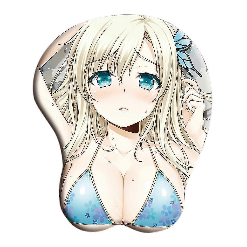 Anime Mouse Pads With Wrist Rest Support Soft Silicone Ergonomic 3d Mouse Pad