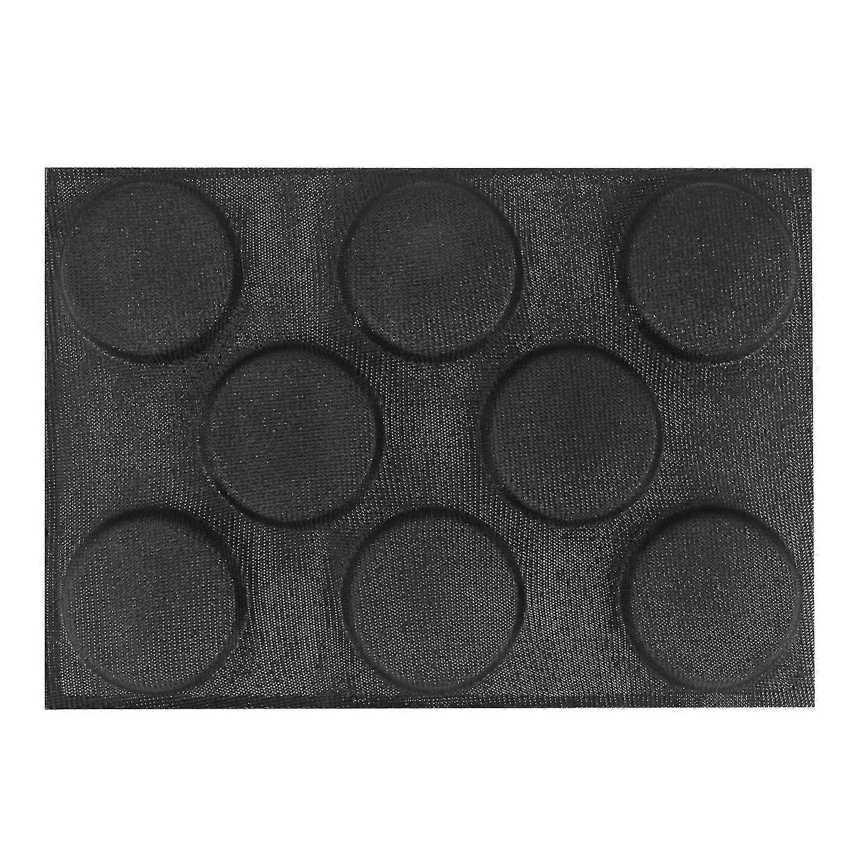 Silicone Hamburger Bread Forms Perforated Bakery Molds Non Stick Baking Sheets Fit Half Pan Size