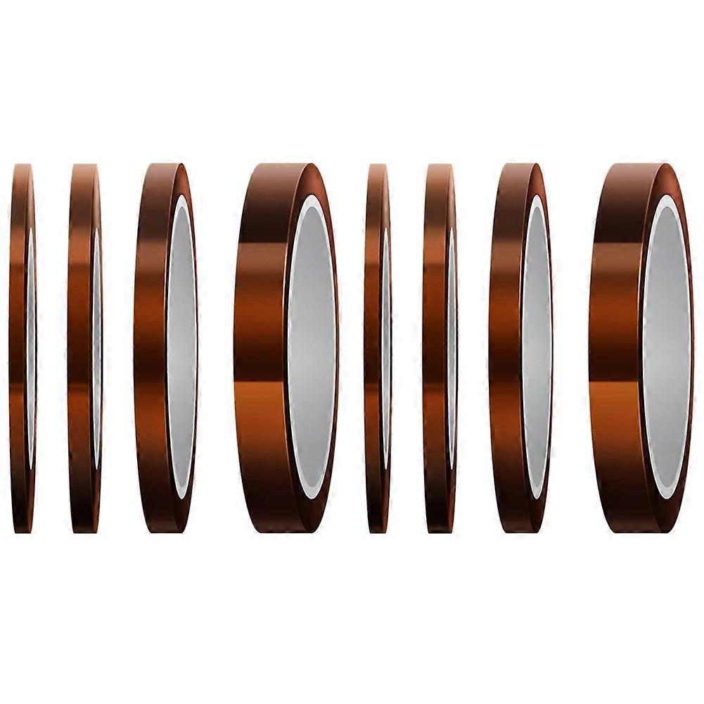 8 Pcs Heat Resistant Tape High Temp Tape Sublimation TapeThermal Tape for Sublimating Print Heat Tr
