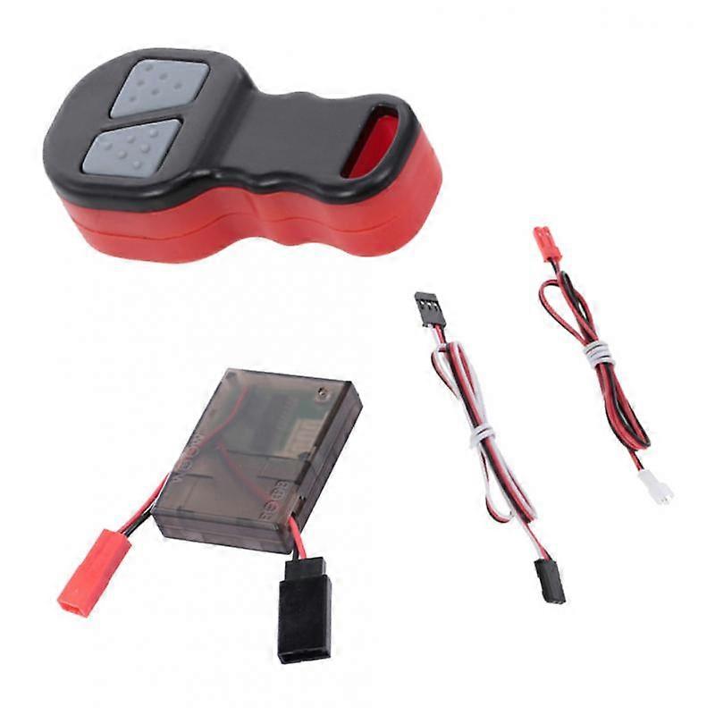 Wireless Remote RC Crawler Winch Wired Automatic Winch Control System and Wireless Remote Receiver for 1/10  AXIAL RC4WD HPI Redcat
