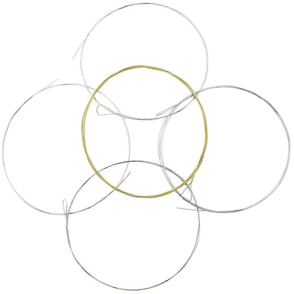 5pcs Banjo Strings 5 String Banjo String Coating Optical Strings Replacement Strings