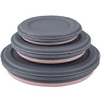 3pcs / set Bowl Sets Silic Folding Lunch Box Folding Portable Silic Folding Bowl Pliable Salade