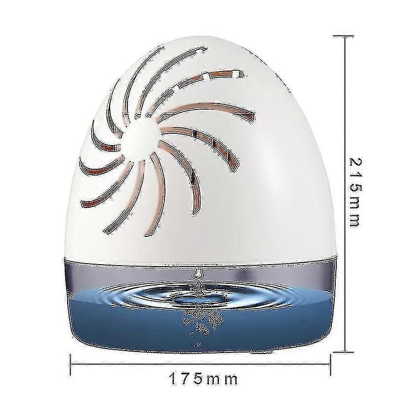 -1pcs 360 assorbitore di umidità per ambienti di 20 M, anti odore e anti muffa deumidificatore d'aria bianco