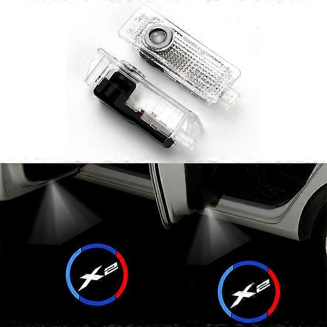 2X Car Led Door Welcome Lights Logo Projector For E90 E92 M3 E60 E61 E65 F01 F02 F10 F30 F48 G30 G38 X1 X2 X3 X4 X5 X6 X7 M