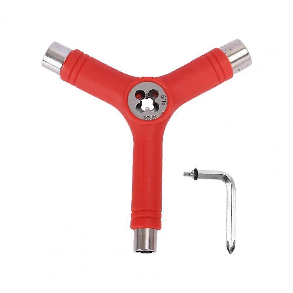 Hexagon Wrench All-in-One Design Multi-function Portable Skateboard Y Tool Accessory for Skate