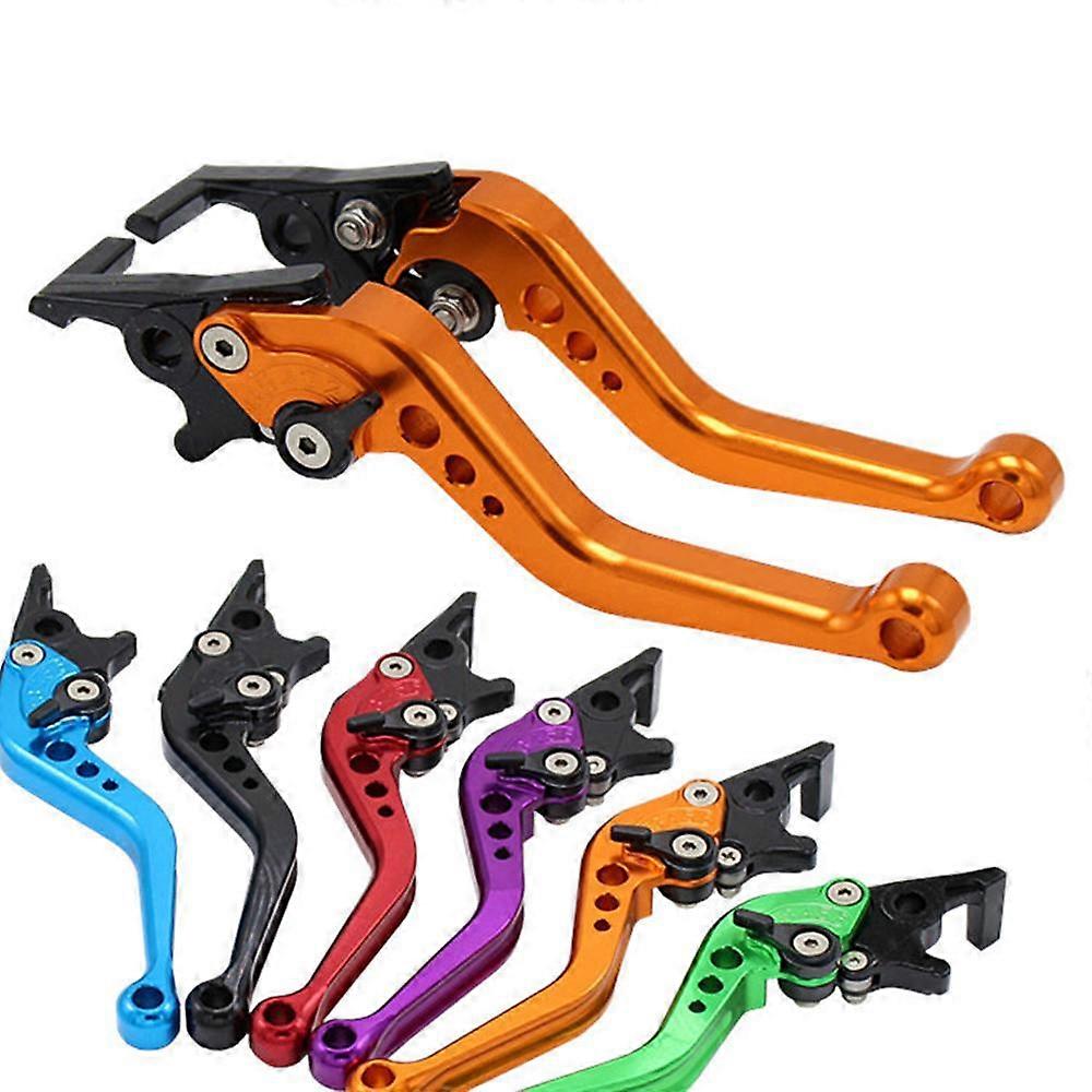 2Pcs Aluminium Alloy Motorcycle Brake Handle Motorcycle Modification CNC Motorcycle Clutch Drum Brake Lever Disc Brake Handle