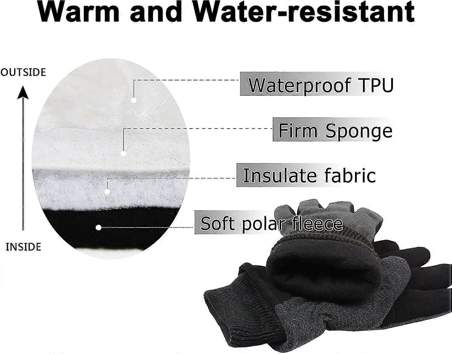 talvikäsineet -30f kylmänkestävä peurannahka mokkanahka eristetty vedenpitävä tuulenpitävä lämpökäsine ajamiseen vaellus lumityöt kylmällä säällä -