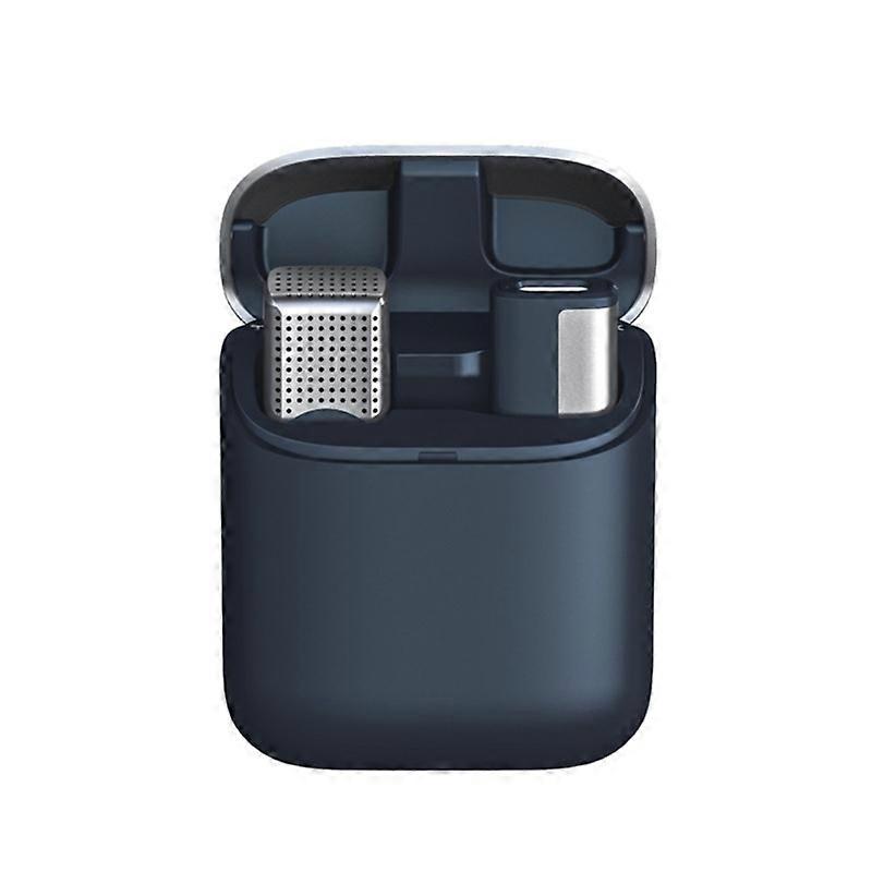 Wireless Lavalier Microphone Mini Audio Video Recording Mic Noise Reduction